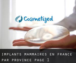 Implants mammaires en France par Province - page 1