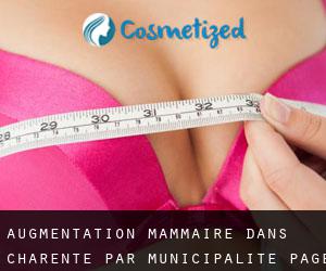 Augmentation mammaire dans Charente par municipalité - page 12