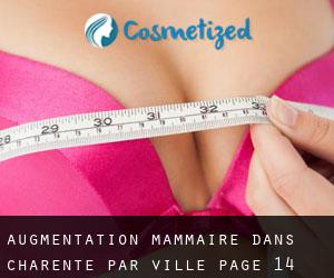 Augmentation mammaire dans Charente par ville - page 14