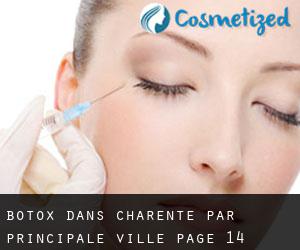 Botox dans Charente par principale ville - page 14