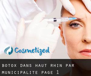 Botox dans Haut-Rhin par municipalité - page 1