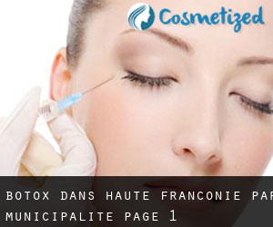 Botox dans Haute-Franconie par municipalité - page 1