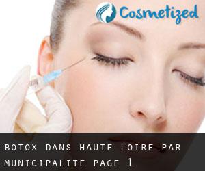 Botox dans Haute-Loire par municipalité - page 1
