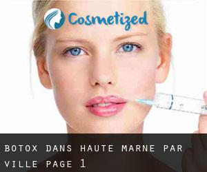 Botox dans Haute-Marne par ville - page 1
