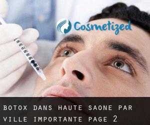 Botox dans Haute-Saône par ville importante - page 2