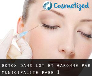 Botox dans Lot-et-Garonne par municipalité - page 1