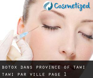 Botox dans Province of Tawi-Tawi par ville - page 1