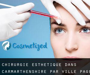 Chirurgie Esthétique dans Carmarthenshire par ville - page 1