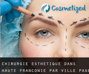 Chirurgie Esthétique dans Haute-Franconie par ville - page 1