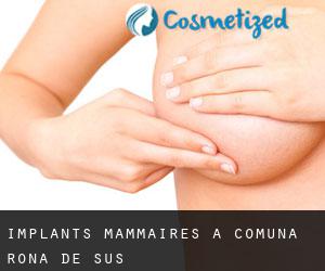 Implants mammaires à Comuna Rona de Sus