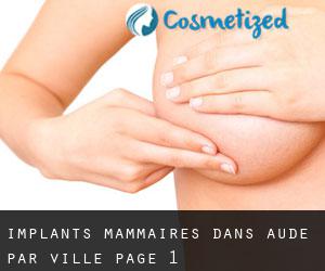 Implants mammaires dans Aude par ville - page 1