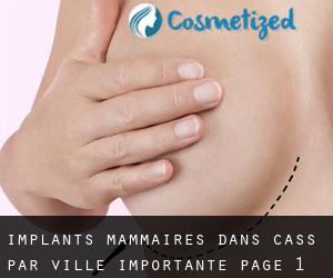 Implants mammaires dans Cass par ville importante - page 1