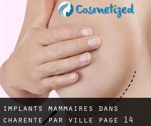 Implants mammaires dans Charente par ville - page 14