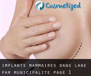Implants mammaires dans Lane par municipalité - page 1