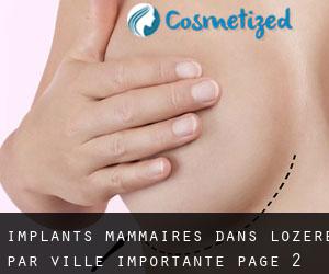Implants mammaires dans Lozère par ville importante - page 2