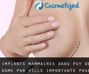 Implants mammaires dans Puy-de-Dôme par ville importante - page 2