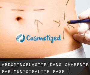 Abdominoplastie dans Charente par municipalité - page 1