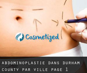 Abdominoplastie dans Durham County par ville - page 1